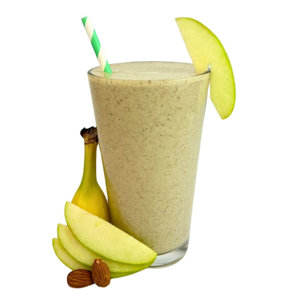 Apple Bliss Protein Smoothie Blended - Apple Banana Smoothie - Autumn Smoothie - Frozen Garden