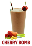 Cherry Bomb Protein Smoothie Blended - High Fiber Smoothie - Cherry Protein Smoothie - Frozen Garden