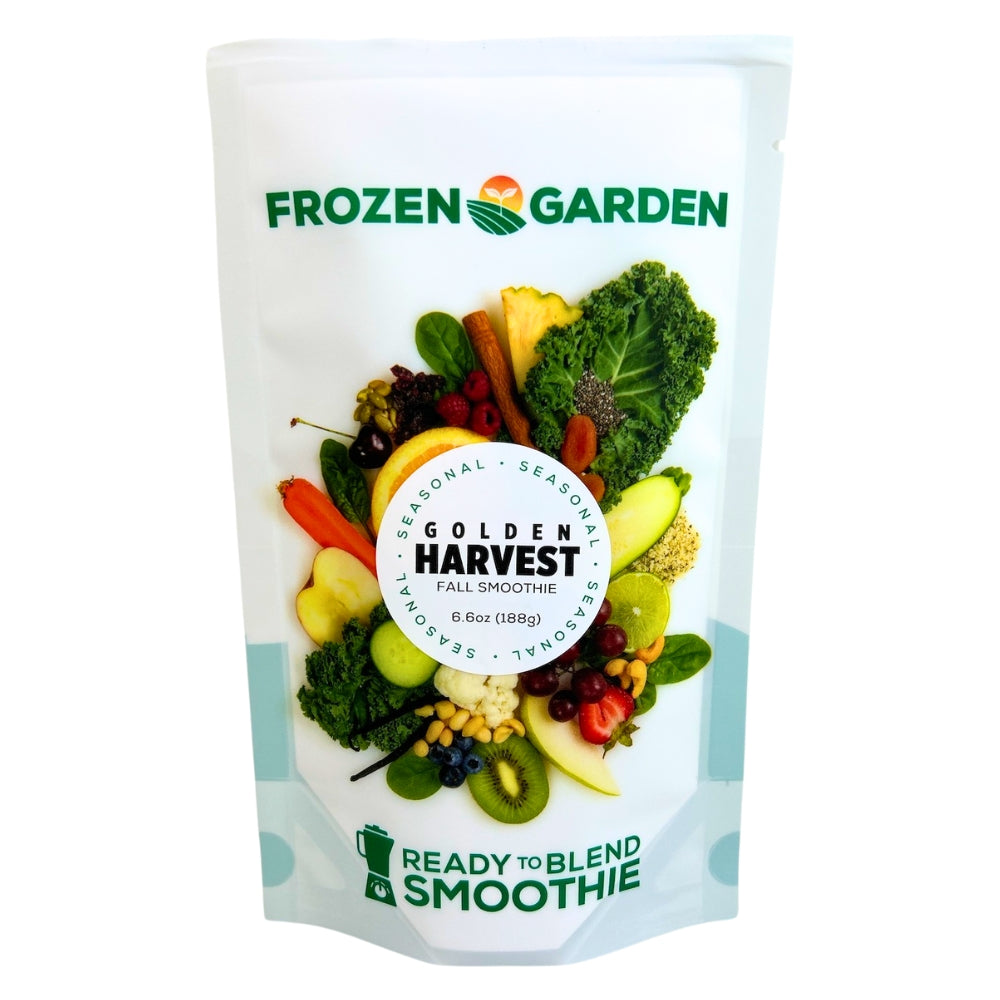 Golden Harvest Fall Smoothie - Pumpkin Smoothie - Frozen Garden